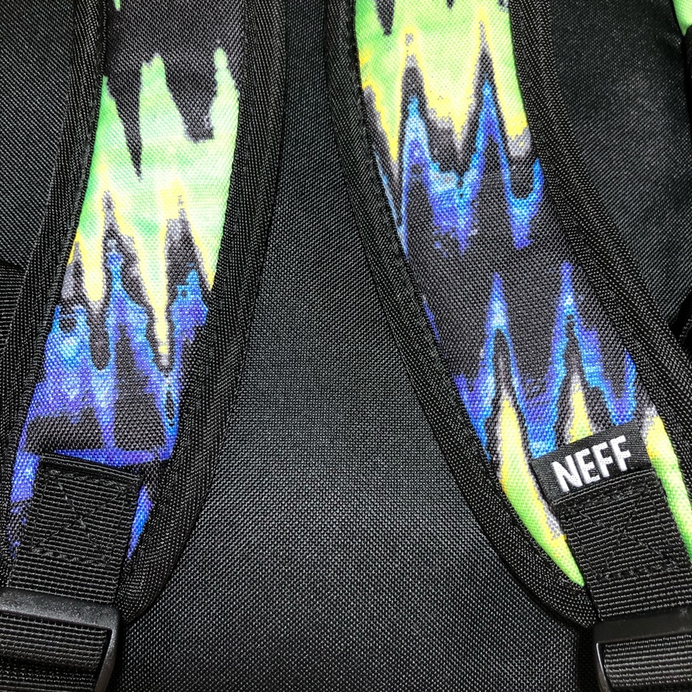 ‼️PRICE DROP‼️ NWT NEFF multicolor backpack. - Picture 8 of 12